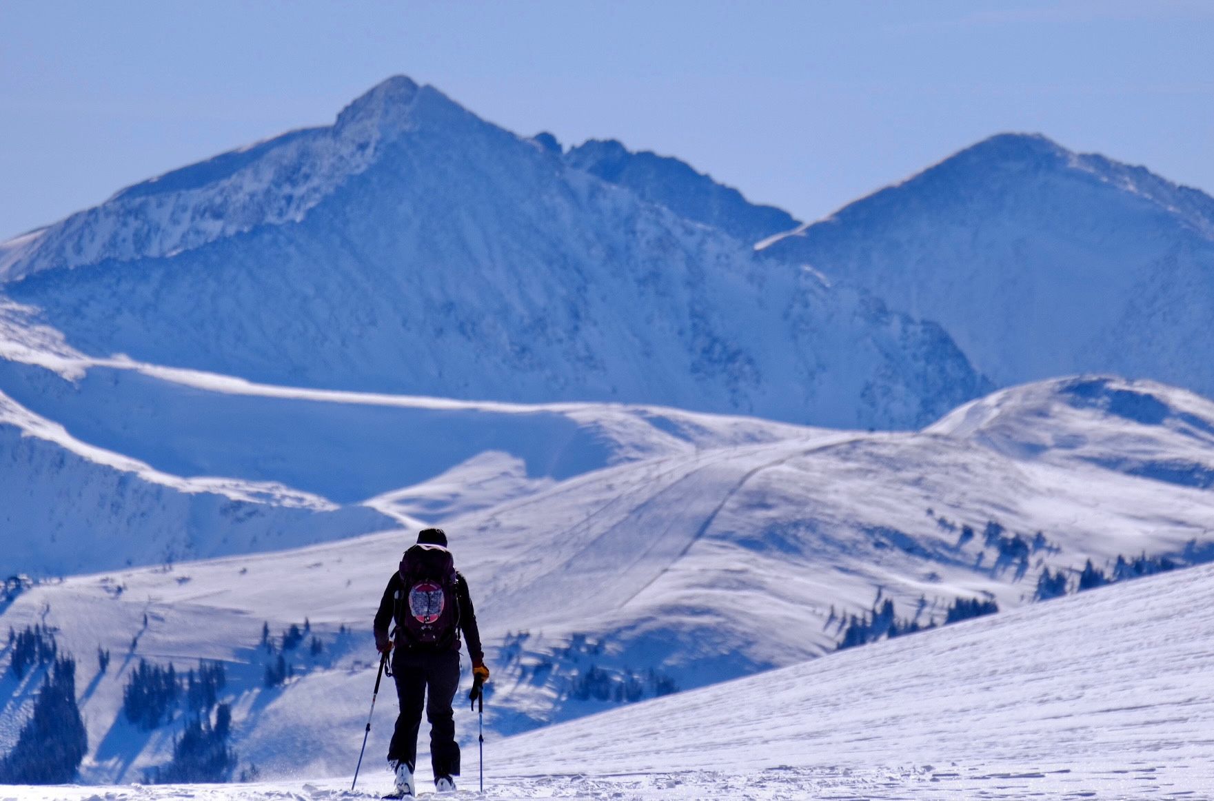 Backcountry Skiing on Vail Pass